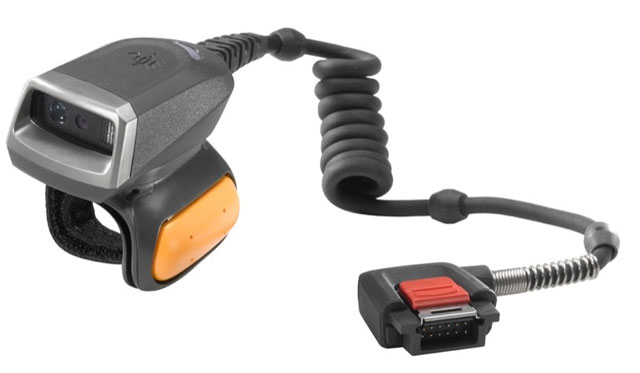Symbol Сканер RS5000  CORDED 2D IMAGER RING SCANNER TO WT6000 WEARABLE TERMINAL, SHORT CABLE TO WRIST, WORLDWIDE RS5000-LCFSWR