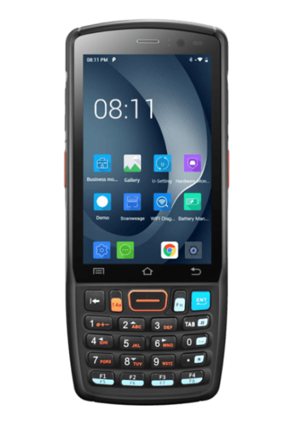 Терминал сбора данных Urovo DT40: Android 12.0 / 1.8 GHz / 8хCore, Cortex A53 / Qualcomm SD 450 / RAM 3 GB / ROM 32 GB / Urovo SE2030 /2D Imager / 4.0" / 480 x 800 / Bluetooth / GPS / Wi-Fi / 4500mah / IP 67 / 240 g / 27 клавиш DT40S-12Q2USRLITE27EU