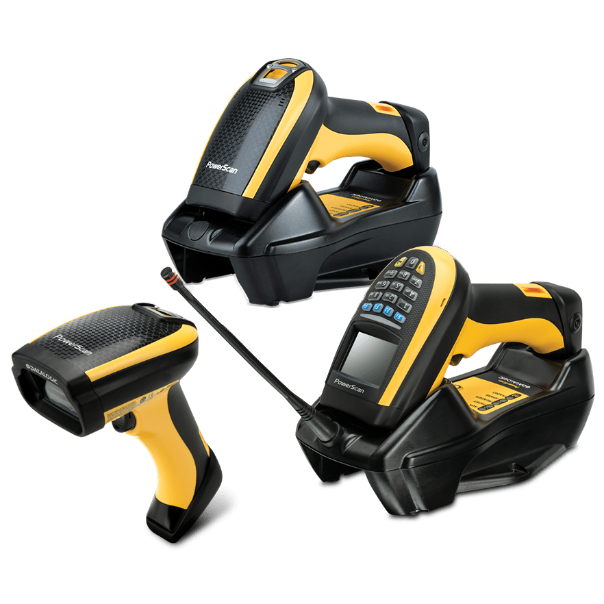 DATALOGIC Сканер PowerScan PM9100, 433 MHz, Linear Imager, Display/16-Key, RB PM9100-DK433RB