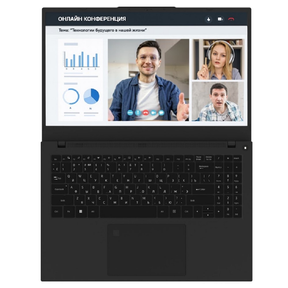 Ноутбук Rikor L5P 9ED79BA7 Black 15.6"" FHD  i5-1235U/16Gb/512Gb/Win11pro РФ