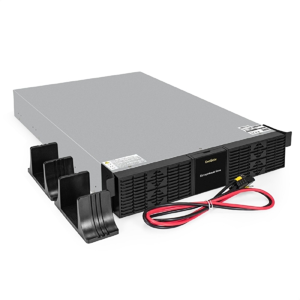 Exegate EX296984RUS Батарейный блок ExeGate PowerExpert BX-2U.192V.16S7Ah для ULS-575-6kVA/ULS-575-10kVA встроенные батареи 12V 7.2Ah - 16шт, Rackmount 2U/Tower, металлический корпус, Black