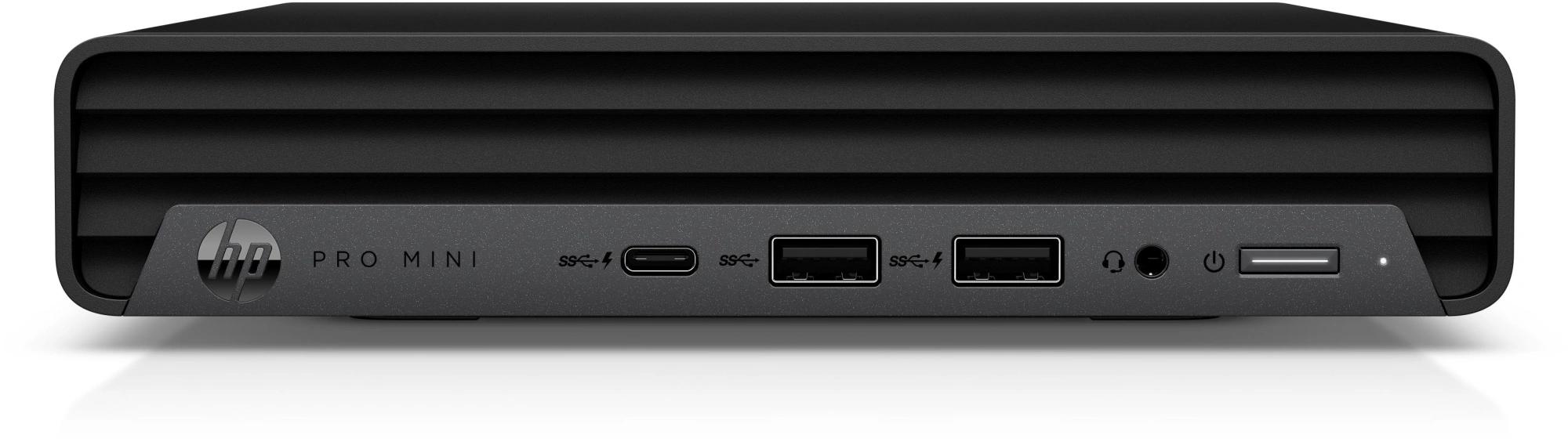 Неттоп HP ProDesk 400 G9 Mini i5 14500T 1.7 16Gb SSD256Gb UHDG 770 Dos GbitEth WiFi BT 90W kbNORUS мышь клавиатура черный B6HT2ES
