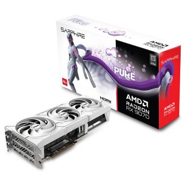 Видеокарта Sapphire RX9070 PURE OC 16GB  256bit 2xDP 2xHDM3FAN RTL