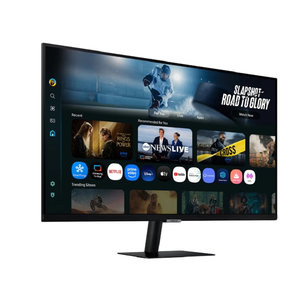 Монитор Samsung 32" S32FM702UI черный VA LED 3840x2160 60Hz 4ms 300cd 3000:1 8bit 16:9 178/178 2xHDMI USB-C 3xUSB 2x5W HDR10 WiFi Bluetooth Smart VESA