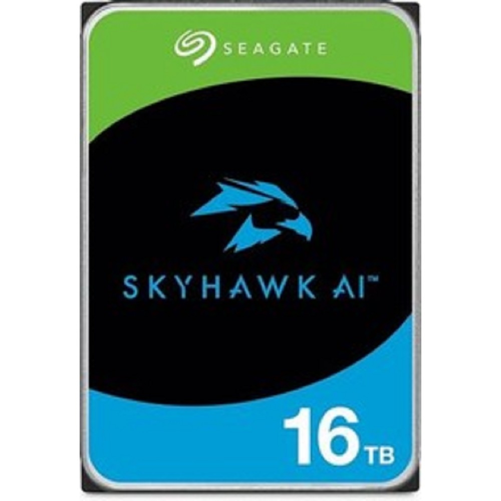 16TB Seagate SkyHawkAl (ST16000VE004) SATA 6 Gbит/с, 7200 rpm, 256 mb buffer, для видеонаблюдения