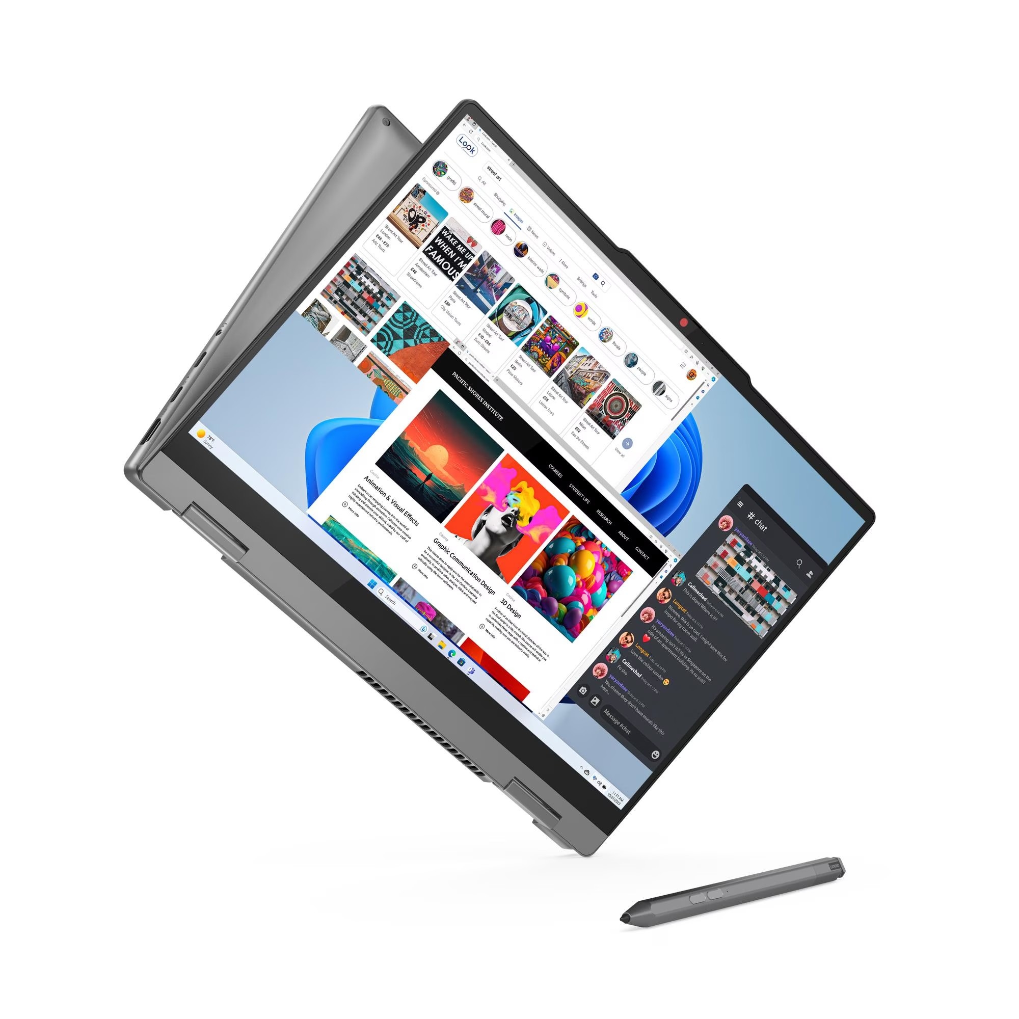 Lenovo IdeaPad 5 2-in-1 14IRH9 83KX007XRK Grey  14" IPS Touch WUXGA  i5 13420H/ 16Gb/ SSD1Tb/ Intel UHD Graphics/noOs