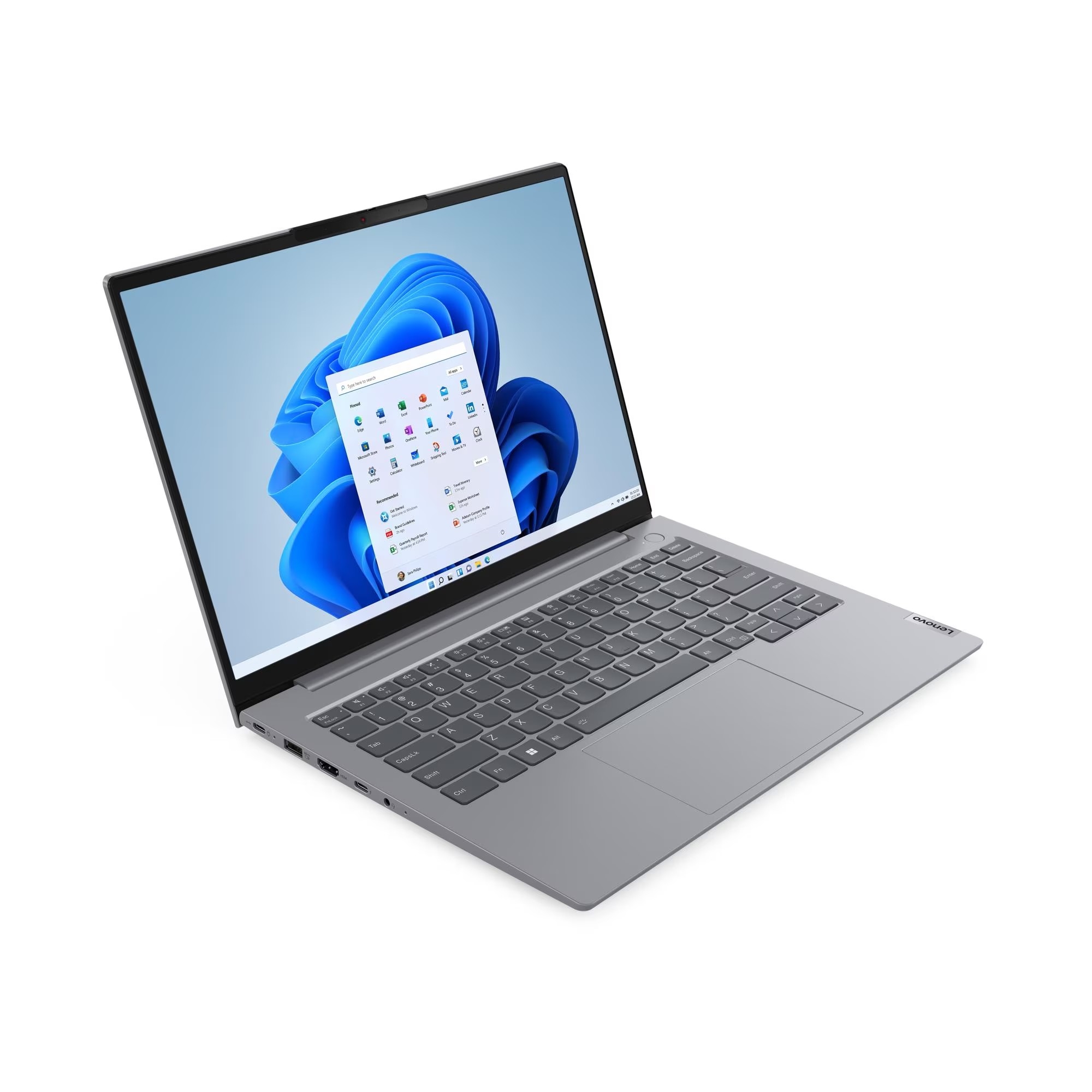 Lenovo ThinkBook 14 G6 IRL 21KG00TXUE (КЛАВ.РУС.ГРАВ.) Arctic Grey 14" WUXGA i5-13420H/8GB/512GB SSD/DOS/no_Backlit/AL-bottom