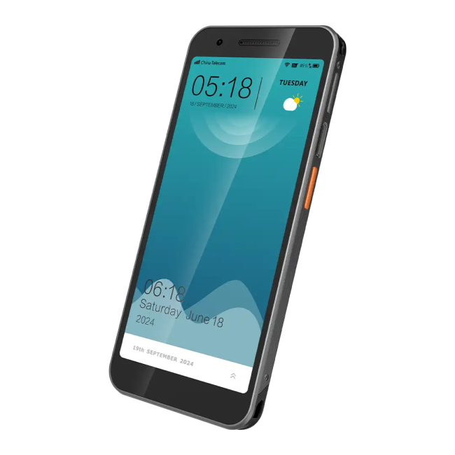 Мобильный терминал Urovo DT610: Qualcomm Octa-core 2.0GHz/2.9GHz, Android 15,upgradable to Android 19,6.0 Inch Display, RAM: 8GB ROM: 128GB,RAM: 12GB ROM: 256GB (optional),4000mAh Battery, hot swap DT610-15Q5USR5G6EU