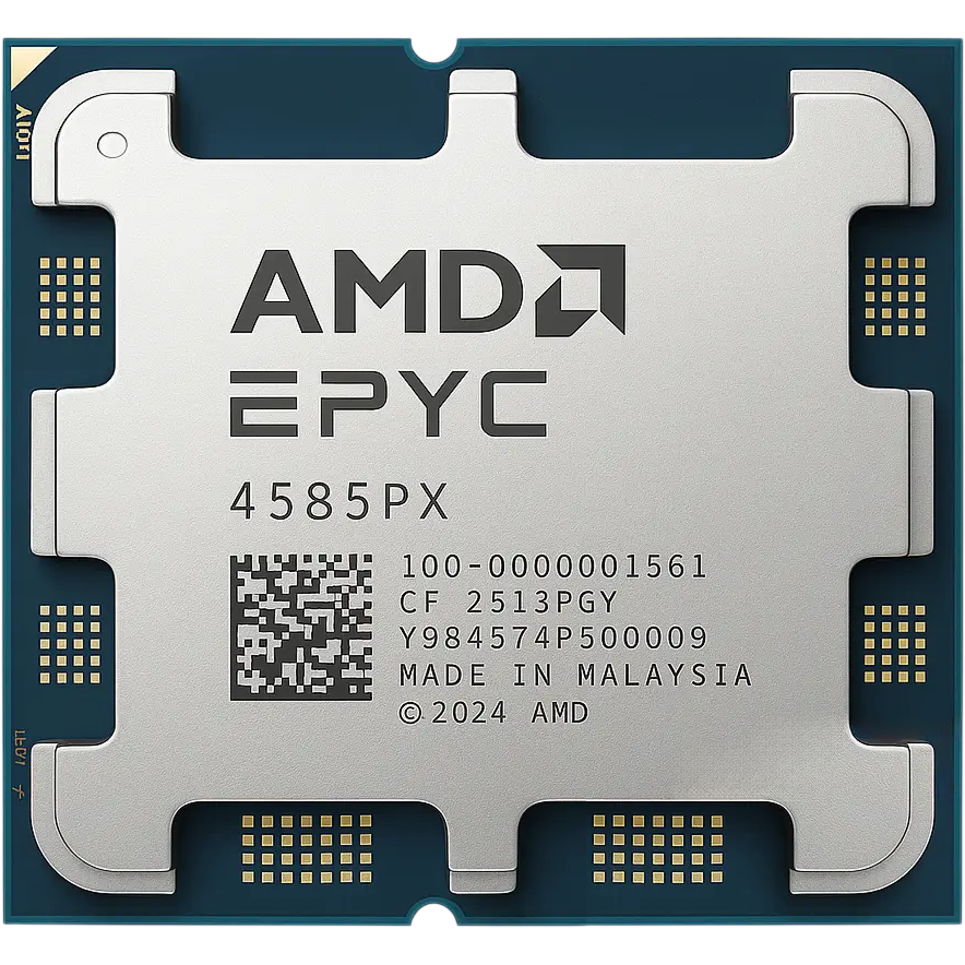 Процессор серверный AMD EPYC 4585PX  16C/32T, 4.3/5.7GHz, 128MB, 170W OEM