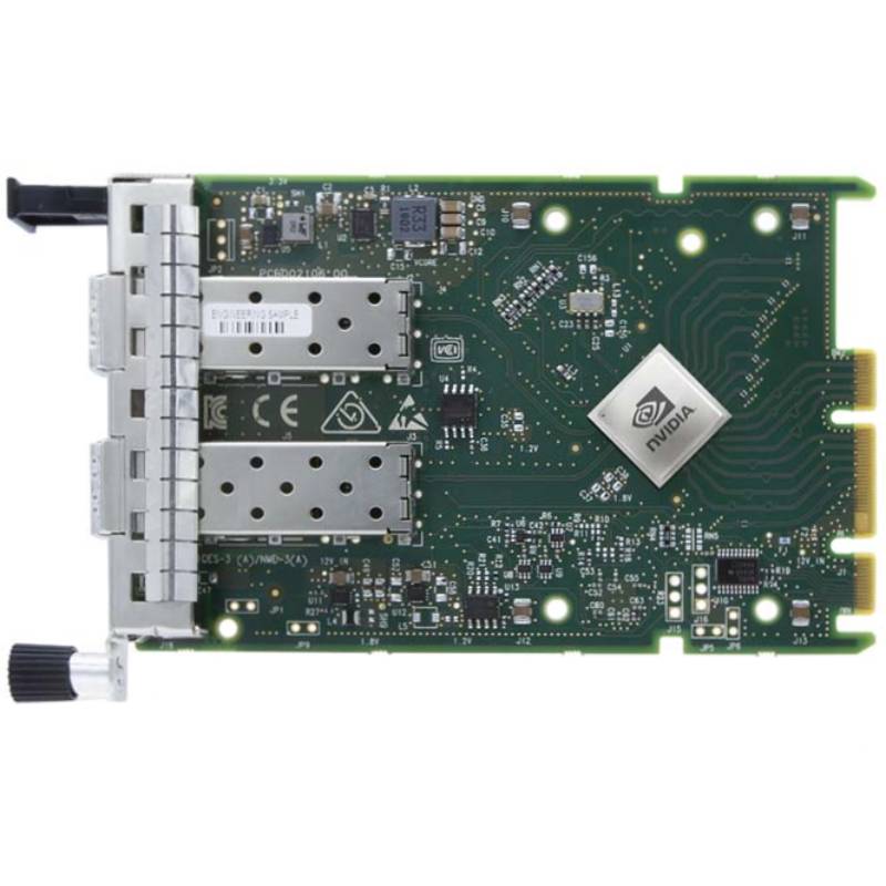 MCX631432AN-ADAB ConnectX-6 Lx EN adapter card, 25GbE OCP3.0, With Host management , Dual-port SFP28, PCIe 4.0 x8, No Crypto, Thumbscrew Pull Tab Bracket