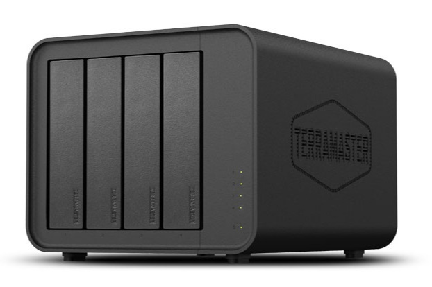 Система хранения данных TerraMaster F4-424 Pro tower NAS 8C 3,8Ghz/32Gb/TRAID,JBOD,RAID0,1,10,5,6/up to 4 HS SATA(3,5' or 2,5')/2xM.2 2280 NVMe/2xUSB3.2 /HDMI/2x2,5GbE RJ-45/iSCSI/1xPS/1YW F4-424 PRO