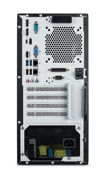Acer Altos P130 F10 SE [20L] Tower 750W 80+Gold Intel Ultra 7 265, 32GB (2x16) DDR5-5600 1TB M.2 NVME, Intel Arc, 1G+2.5G Dual LAN, No WLAN, Corded USB KB/Mouse, No OS, 3YR DT.L17EC.002
