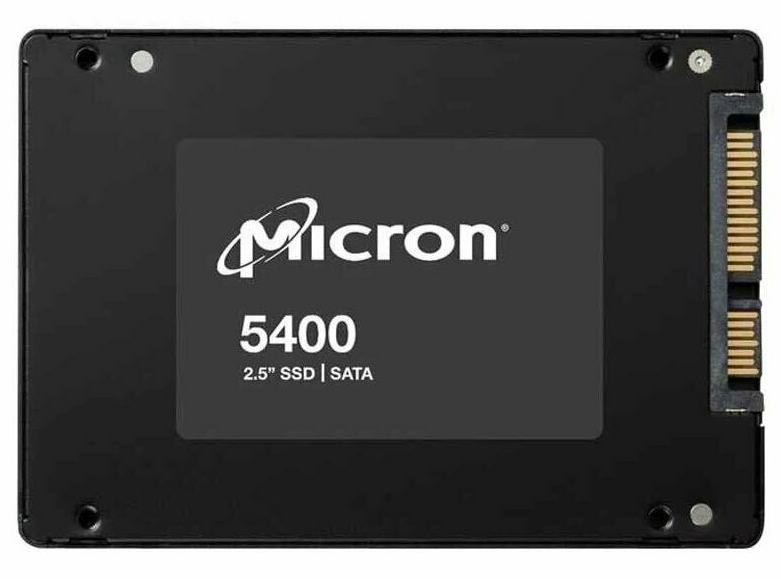 Micron SSD 5400 PRO, 1920GB, 2.5" 7mm, SATA3, 3D TLC, R/W 540/520MB/s, IOPs 95 000/33 000, TBW 5256, DWPD 1.5 12 мес.