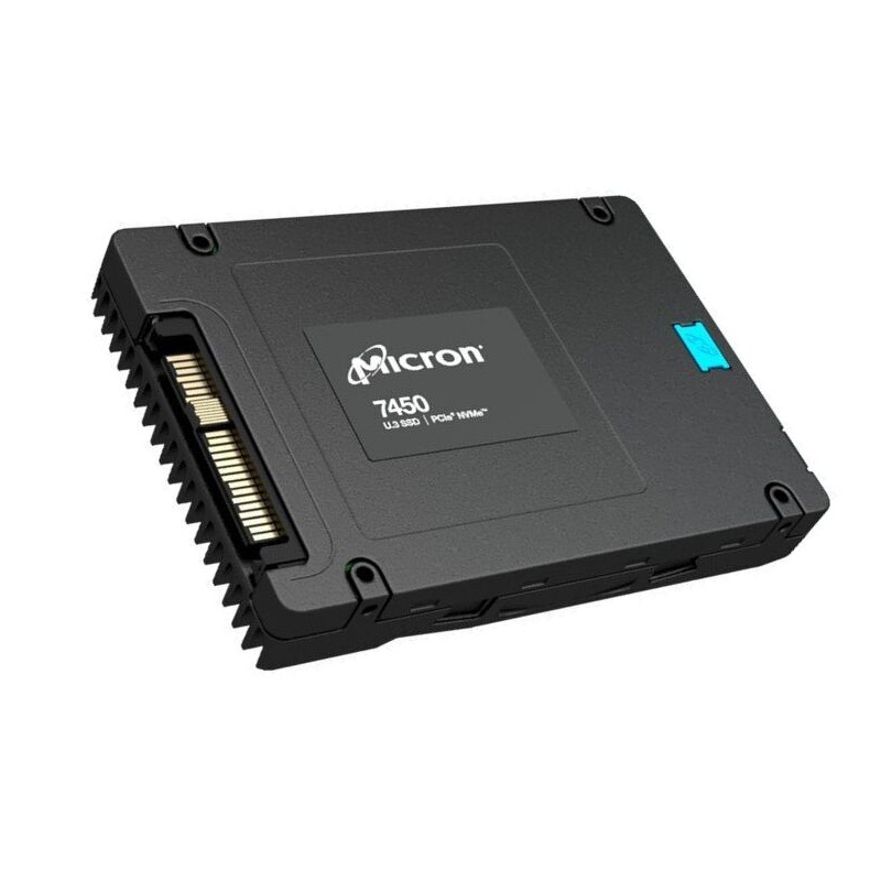 MTFDKCC12T8TFS-1BC1ZABYY Micron SSD 7450 MAX, 12800GB, U.32.5" 15mm, NVMe, PCIe 4.0 x4, 3D TLC, R/W 6800/5600MB/s, IOPs 1 000 000/410 000, TBW 70000, DWPD 3 12 мес.
