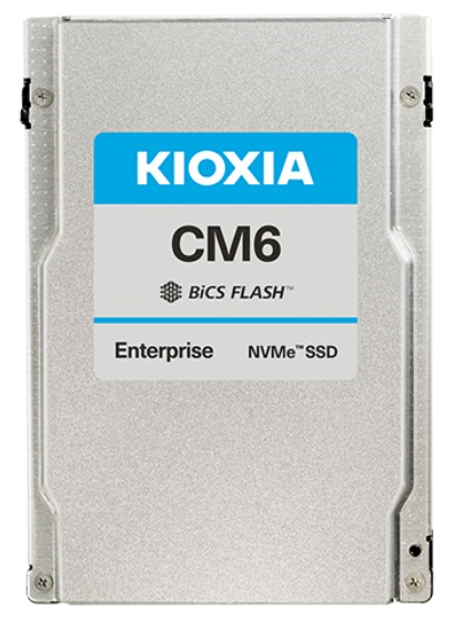 Диск KCM61RUL3T84 KIOXIA SSD CM6-R, 3840GB, U.32.5" 15mm, NVMe, PCIe 4.0 x4, TLC, R/W 69000/4200 MB/s, IOPs 1400K/170K, TBW 7008, DWPD 1 12 мес.