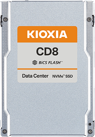 KCD81RUG3T84 Ssd диск KIOXIA Enterprise SSD 2.5"(SFF/U.2), CD8-R, 3840GB, NVMe 1.4/PCIe 4.0 1x4, R7200/W3800MB/s, IOPS(R4K) 1250K/195K, MTTF 2,5M, 1DWPD/5Y (Read Intensive), 3D-TLC, 15mm