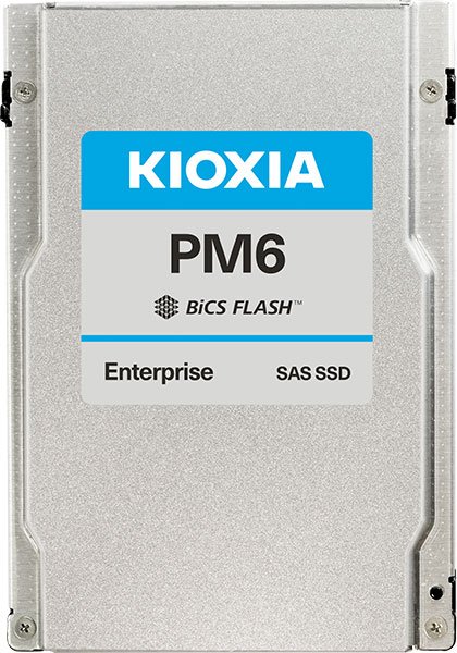 KPM61RUG3T84. Ssd диск KIOXIA Enterprise SSD 3840GB 2.5" 15mm (SFF), SAS 24Gbit/s, Read Intensive, R4150/W2450MB/s, IOPS(R4K) 595K/115K, MTTF 2,5M, 1 DWPD, TLC (BiCS Flash™), 1YW