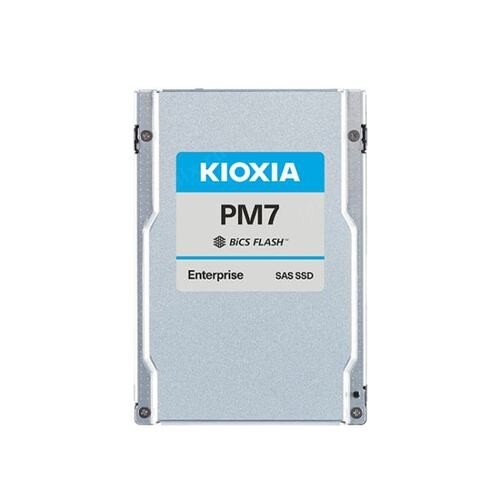 Диск KIOXIA SSD PM7-V, 12800GB, 2.5" 15mm, SAS 24G, TLC, R/W 4100/3700 MB/s, IOPs 720K/330K, TBW 70080, DWPD 3 12 мес.