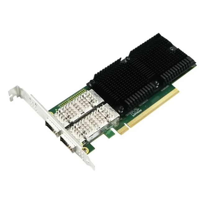 Сетевая карта LR-Link NIC OCP 3.0 2 x 100G, QSFP56, Mellanox ConnectX-6 (MCX566A-CDAB) LRES4150PF-2QSFP28