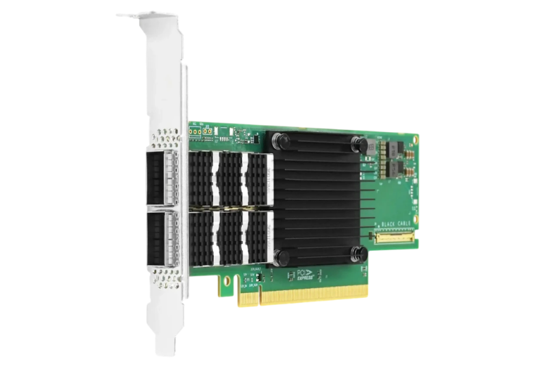 Сетевая карта LR-Link NIC PCIe 4.0 2 x 200G, QSFP56, Mellanox ConnectX-6 (MCX653106A-HDAT) LRES1160PF-2QSFP56