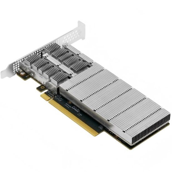 Сетевая карта LR-Link NIC PCIe 4.0 2 x 100G, QSFP56, Mellanox ConnectX-6 (MCX653106A-ECAT) LRES1161PF-2QSFP56
