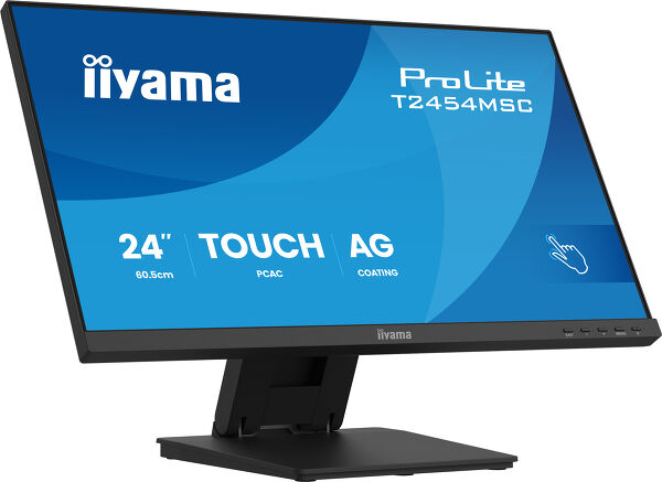 Монитор Iiyama 23.8" ProLite T2455MSC-B2 черный IPS LED 5ms 16:9 HDMM/M глянцевая 1000:1 400cd 178гр/178гр 1920x1080 DP FHD USB Touch 4.4кг