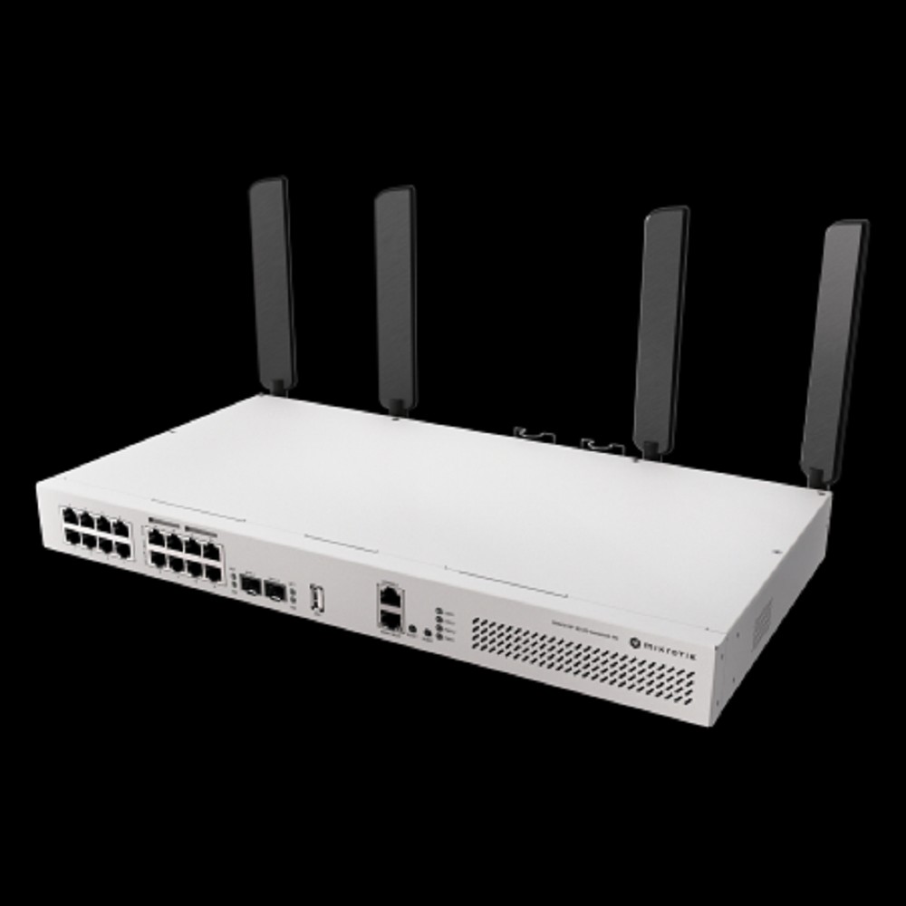 MikroTik CRS418-8P-8G-2S+5axQ2axQ-RM Коммутатор управляемый, беспроводнаяодной L2+\L3, 16*RJ45 1Gbit, 8*Poe out, 2*SFP+, Wifi 6