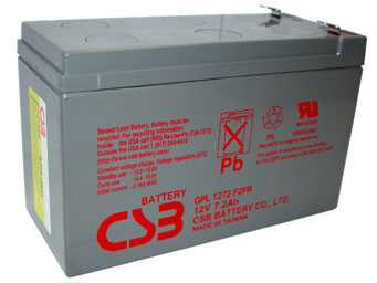 CSB GPL1272 Аккумулятор CSB GPL1272 (12V, 7Ah F2) с увеличенным сроком службы