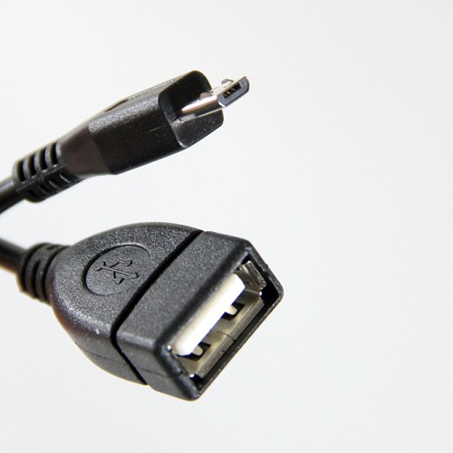 CU280 Кабель Micro USB (M) --> USB2.0 (F),  0.1m, VCOM CU280, Host OTG