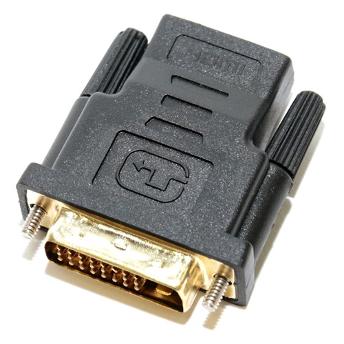 DH1803G Переходник DVI-D (M) -> HDMI (F),  5bites (DH1803G), позолоченные контакты