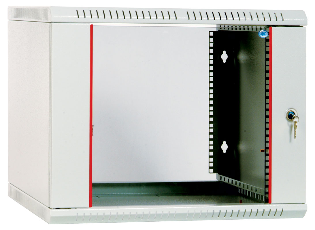 ШРН-Э-15.350 Шкаф телекоммуникационный настенный разборный 15U (600х350) дверь стекло, [ ШРН-Э-15.350 ]