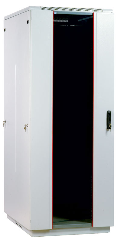 ШТК-М-42.8.10-1ААА Шкаф телекоммуникационный напольный 42U (800x1000) дверь стекло (3 места), [ ШТК-М-42.8.10-1ААА ]