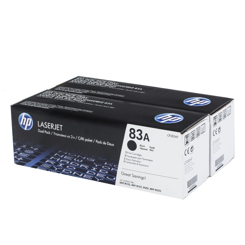 Купить HP CF283AF Картридж 83A Black 2-pack {LaserJet P...