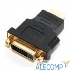 DH1807G Переходник HDMI (M) -> DVI-I (F), 5bites (DH1807G), позолоченные контакты