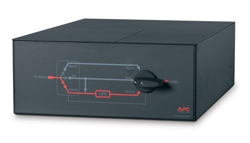 SBP16KRMI4U APC Service Bypass Panel- 230V; 100A; MBB; Hardwire input; (3) 30A Hardwire Output