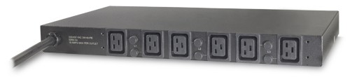 AP7526 APC Rack PDU, Basic, 1U, 22kW, 230V, (6) C19 out; IEC 309 in