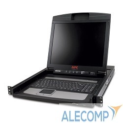 AP5717R APC 17" Rack LCD Console rack-mountable 1U keyboard, mouse, optional integrated KVM Switch - Russian