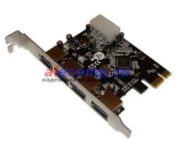 VA-3U4PE Orient VA-3U4PE PCI-E, USB3.0 4ext port, VIA VL800 chipset