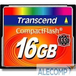 Купить 16Gb Compact Flash Transcend  133X (TS16GCF133),...