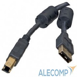 UC5010-018A Кабель USB 2.0 (AM) -> B type (BM),  1.8m, 5bites (UC5010-018A), два ферритовых фильтра