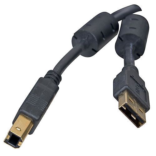 UC5010-018A Кабель USB 2.0 (AM) -> B type (BM),  1.8m, 5bites (UC5010-018A), два ферритовых фильтра
