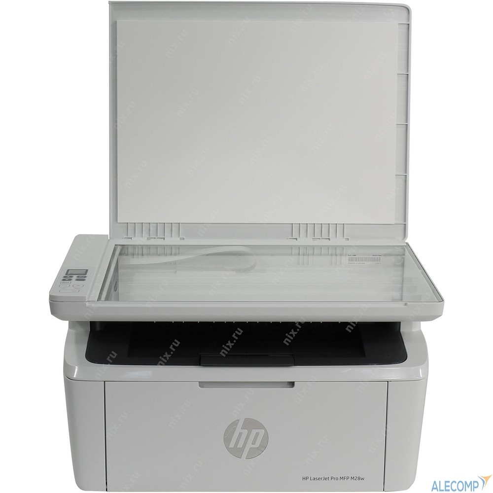 W2G55A МФУ HP LaserJet Pro M28w W2G55A принтер/сканер/копир, A4, 18 стр/мин, 32Мб, USB, WiFi