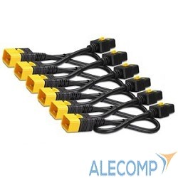 AP8716S APC Power Cord Kit (6 pack), Locking, IEC 320 C19 to IEC 320 C20, 16A, 208/230V, 1,8m