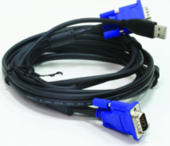 DKVM-CU3 D-Link DKVM-CU3, Cable for KVM Products, 2 in 1 USB KVM Cable, 3m (10ft)